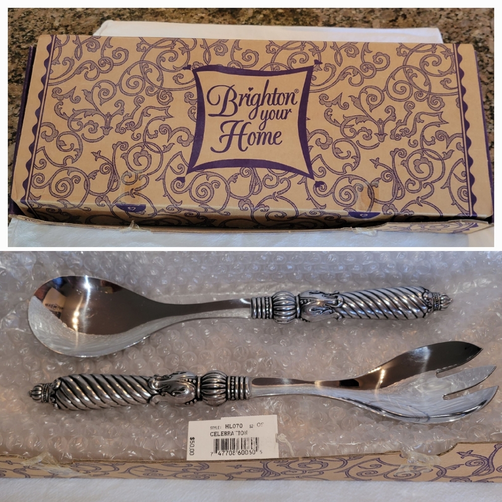 Brighton For The Home Serving Set - Excellent & Rare!